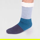 Thought Foam Blue Orion Organic Cotton Cabin Socks Size 7-11