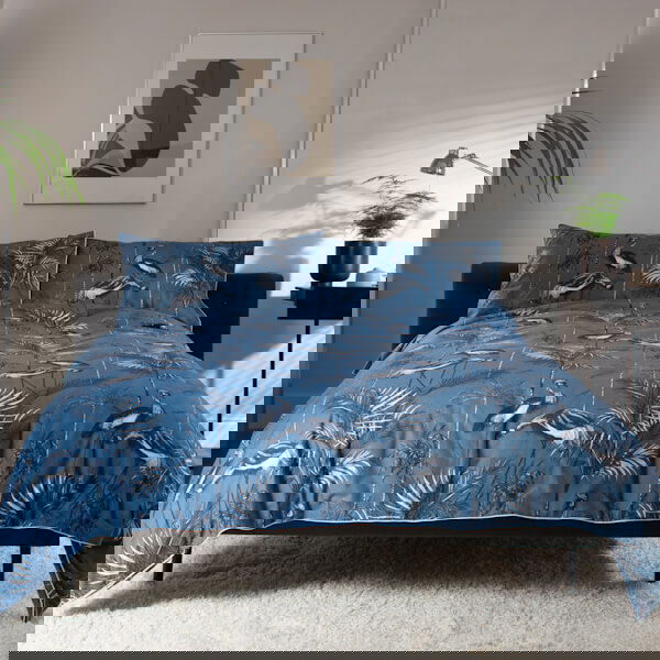 The Lyndon Company Crown Crane Duvet Set Single