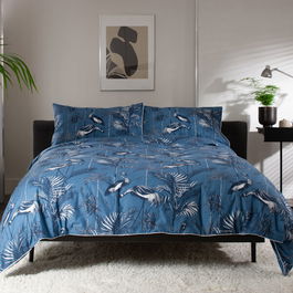 The Lyndon Company Crown Crane Duvet Set Single