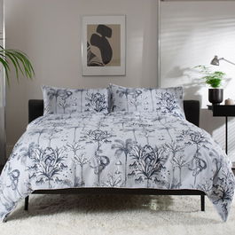 The Lyndon Company Snake Palm Duvet Set Super King