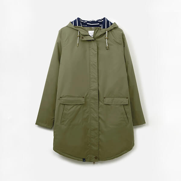 Lighthouse Iona Ladies Long Coat Khaki