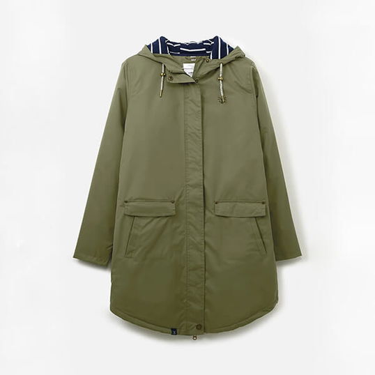 Lighthouse Iona Ladies Long Coat Khaki