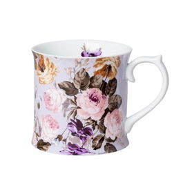 Katie Alice Wild Apricity Grey Floral Tankard Mug