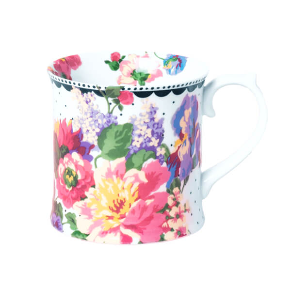 Katie Alice Blooming Margaret White Tankard Mug 