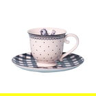 Katie Alice Vintage Indigo Spot Tea Cup And Saucer
