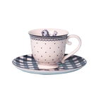 Katie Alice Vintage Indigo Spot Tea Cup And Saucer