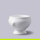W.M.Bartleet & Sons Lion Head Soup Bowl White