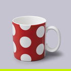 W.M.Bartleet & Sons 1 Pint Mug Spotty Red