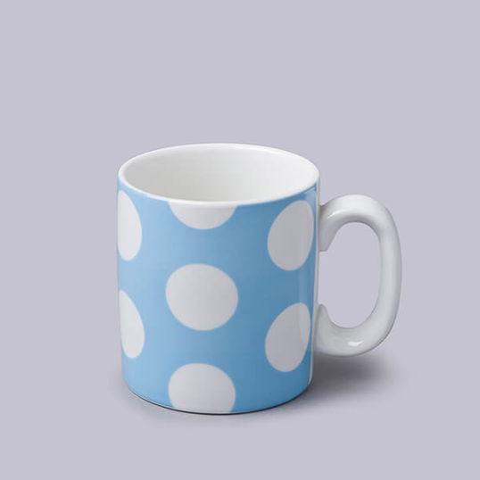 W.M.Bartleet & Sons Original Mug Spotty Blue