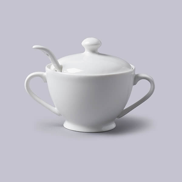 W.M.Bartleet & Sons Sugar Bowl with Spoon