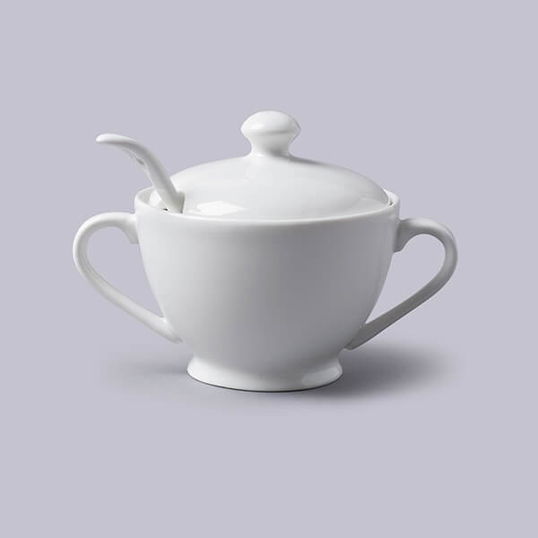 W.M.Bartleet & Sons Sugar Bowl with Spoon