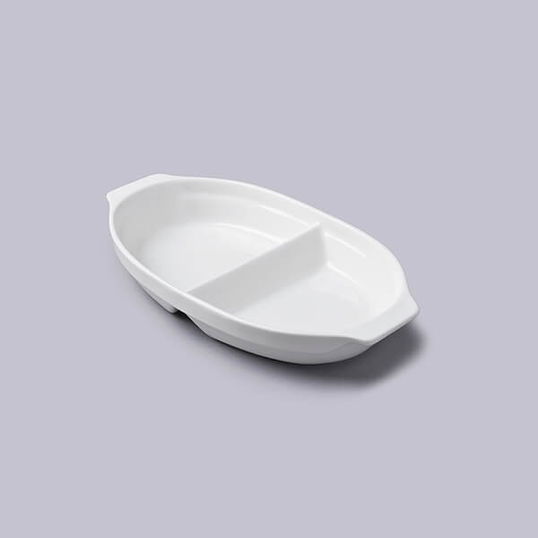W.M.Bartleet & Sons Large Divided Dish 33cm