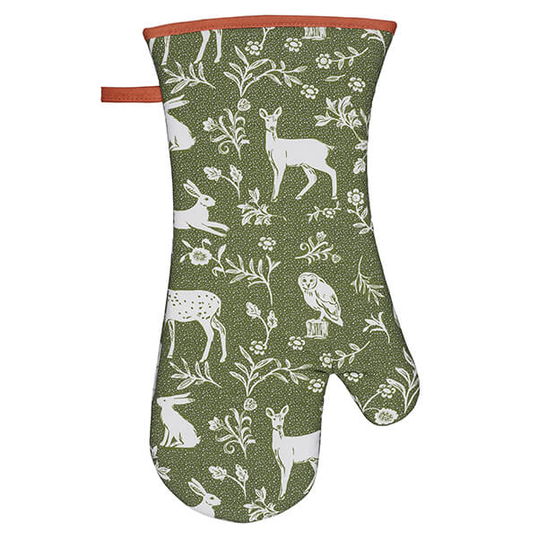 Ulster Weavers Forest Friends Sage Green & Terracotta Gauntlet