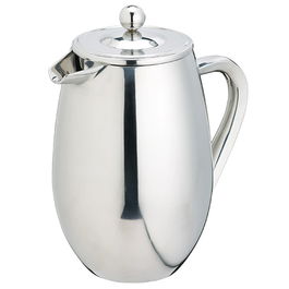 Le Xpress 8 Cup Double Walled Stainless Steel Cafetiere