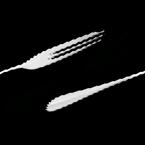 Arthur Price of England Baguette Sovereign Silver Plate Pastry Fork