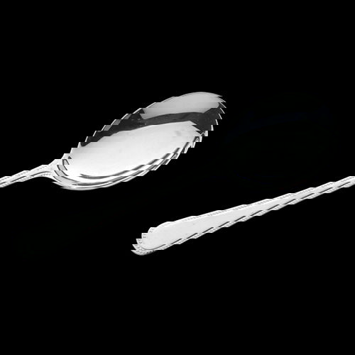 Arthur Price of England Bead Sovereign Silver Plate Fruit Spoon