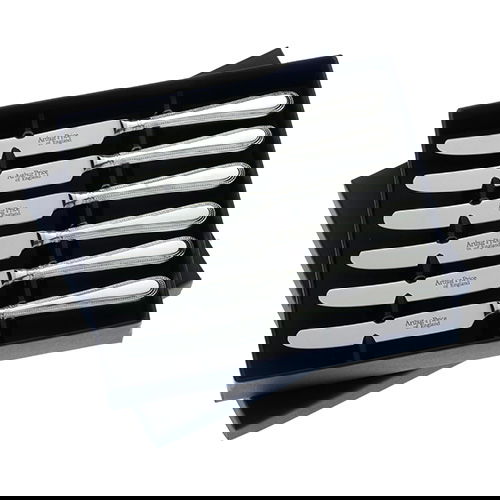 Arthur Price of England Sovereign Stainless Steel Set Of Six Tea Knives Bead