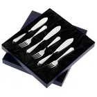 Arthur Price of England Chester Sovereign Stainless Steel Set of 6 Pairs Of Fish Eaters