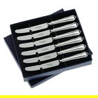 Arthur Price of England Sovereign Silver Set Of Six Tea Knives Dubarry
