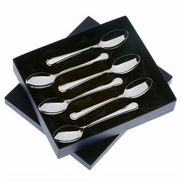 Arthur Price of England Grecian Sovereign Stainless Steel Set of 6 Teaspoons