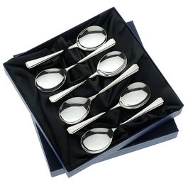 Arthur Price of England Harley Sovereign Silver Plate Set of 6 Fruit Spoons