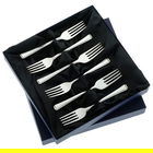 Arthur Price of England Harley Sovereign Silver Plate Set of 6 Fruit Forks