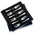 Arthur Price of England Harley Sovereign Silver Plate Set of 6 Pastry Forks