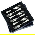 Arthur Price Kings Sovereign Silver Plate Set of 6 Fruit Forks