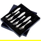 Arthur Price Kings Sovereign Silver Plate Set of 6 Pairs Of Fish Eaters
