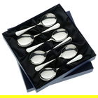 Arthur Price Rattail Sovereign Silver Plate Set of 6 Fruit Spoons