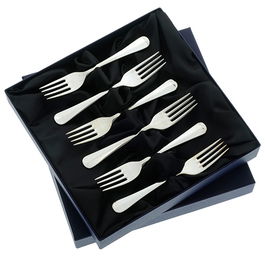 Arthur Price of England Rattail Sovereign Stainless Steel Set of 6 Fruit Forks