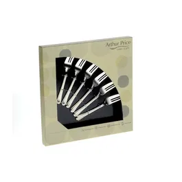 Arthur Price Classic Grecian Set of 6 Pastry Forks