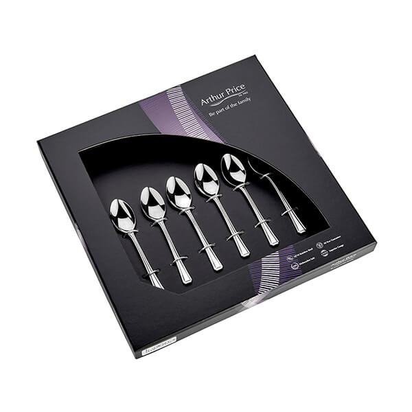 Arthur Price Classic Harley Set of 6 Coffee Spoons