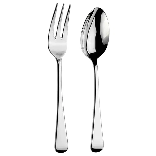 Arthur Price Classic Old English Serving Spoon & Fork Box Set