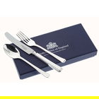 Arthur Price Of England Silver Plated Harley Design Childrens 3 Piece Cutlery Gift Box Set