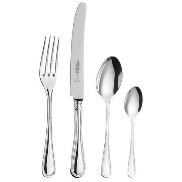 Arthur Price of England Sovereign Silver Plate Britannia 24 Piece Cutlery Box Set