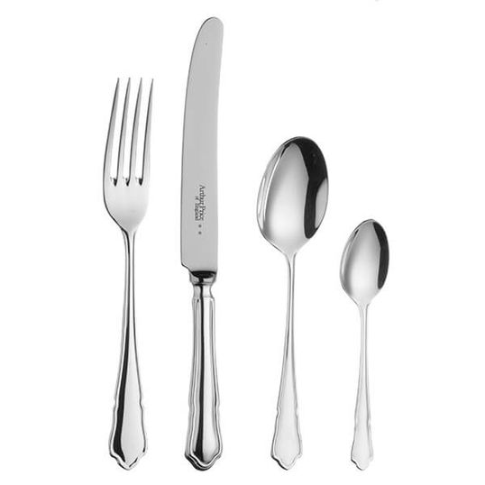 Arthur Price of England Sovereign Silver Plate Dubarry 24 Piece Cutlery Box Set