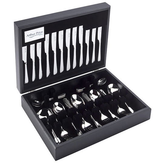 Arthur Price Signature Camelot 58 Piece 8 Person Canteen Set FREE Extra 8 Tea Spoons