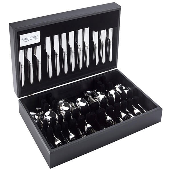 Arthur Price Signature Henley 88 Piece 12 Person Canteen Set FREE Extra 12 Tea Spoons