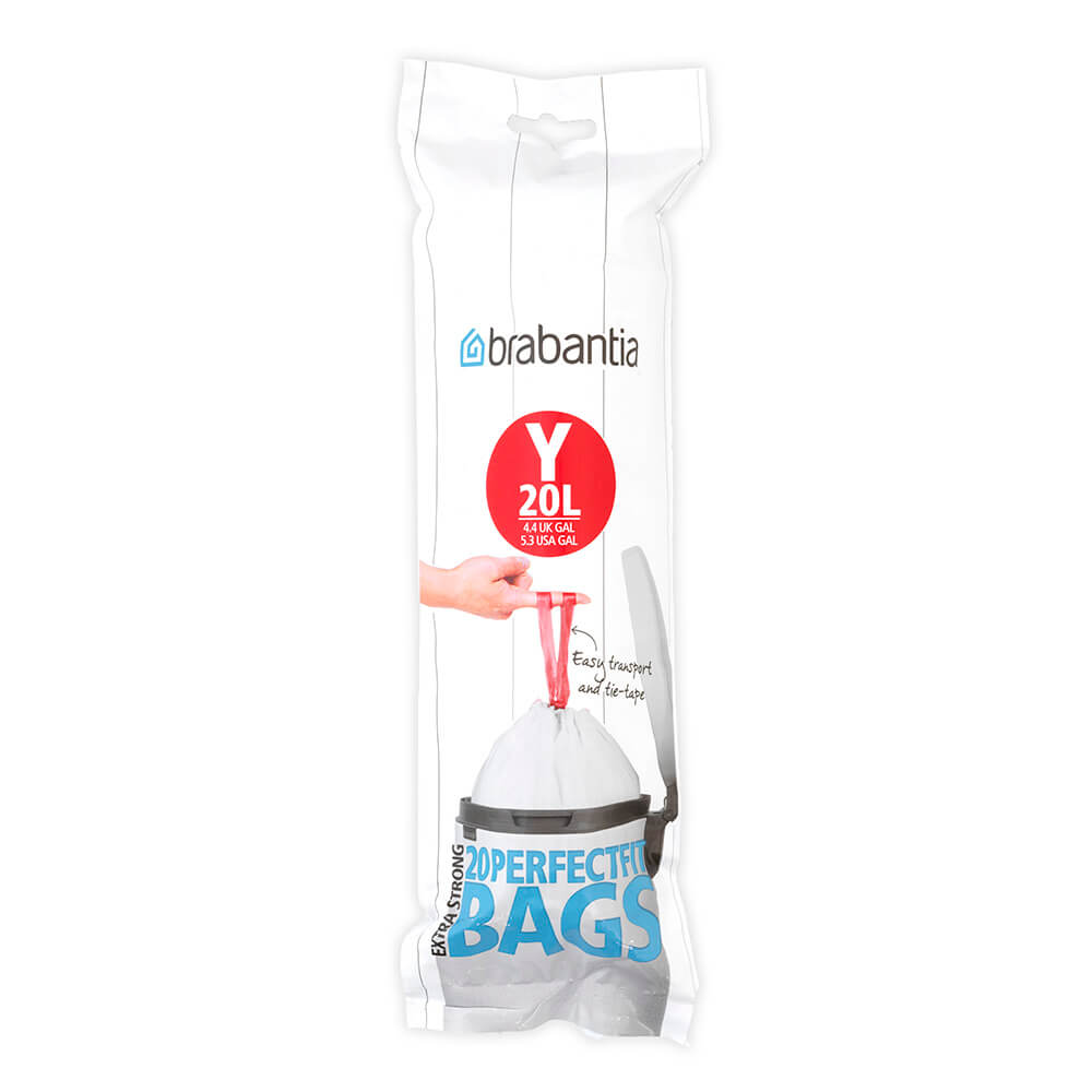 Brabantia Perfectfit Bags Size Y 20 Litre 20 Bag Roll