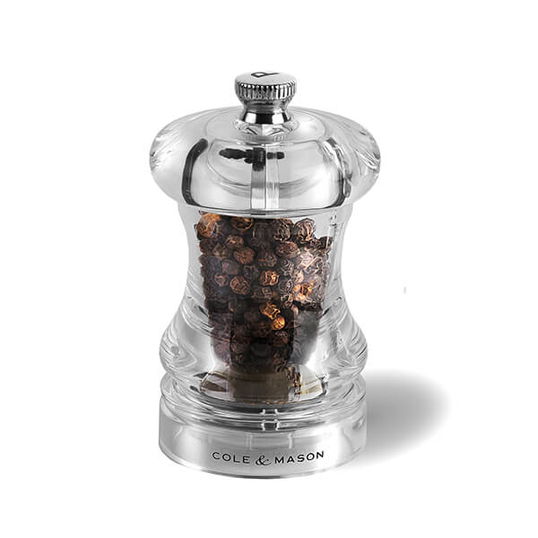 Cole & Mason Precision+125 Clear Pepper Mill