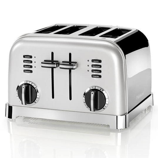 Cuisinart Style Collection 4 Slice Toaster Frosted Pearl