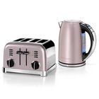 Cuisinart Style Vintage Rose Multi-Temp Kettle & 4 Slice Toaster Breakfast Set