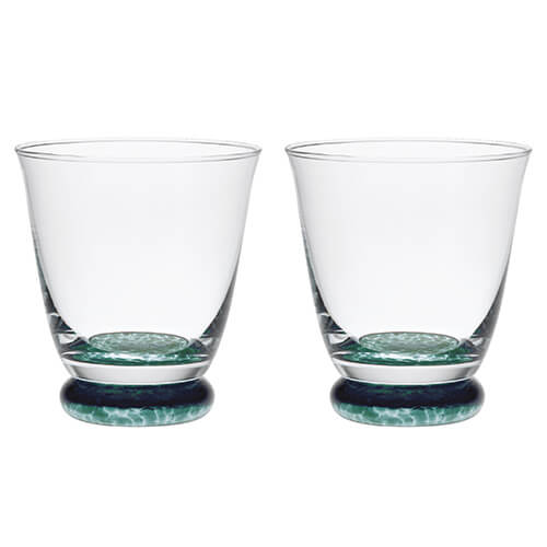 Denby Greenwich / Regency Green Pack Of 2 Small Tumblers