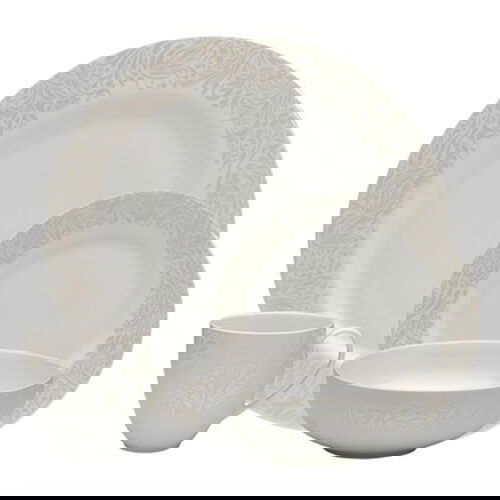 Denby Monsoon Lucille Gold 16 Piece Tableware Set