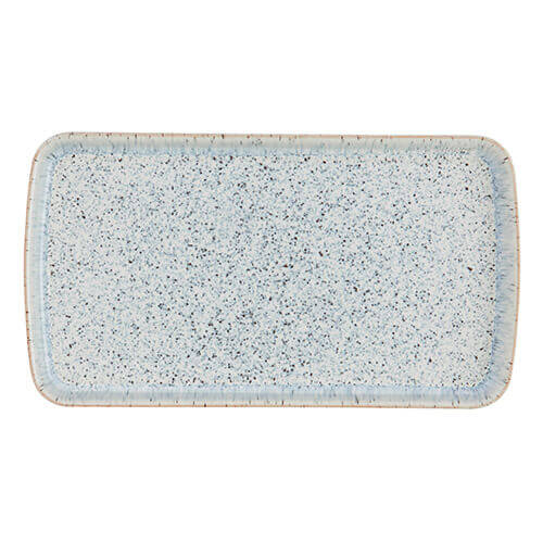 Denby Halo Speckle Small Rectangular Platter
