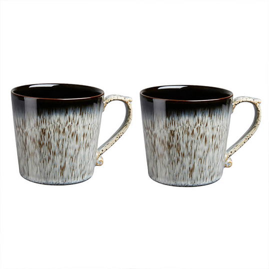 Denby Halo Set Of 2 Heritage Mugs