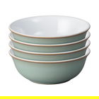 Denby Regency Green 4 Piece Cereal Bowl Set