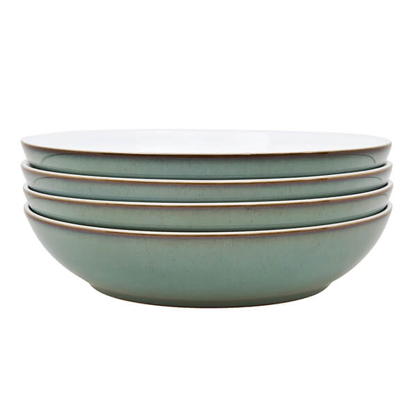 Denby Regency Green 4 Piece Pasta Bowl Set