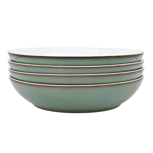 Denby Regency Green 4 Piece Pasta Bowl Set
